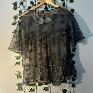 👗  Cute Dressy Top large O’Neil see through 👗